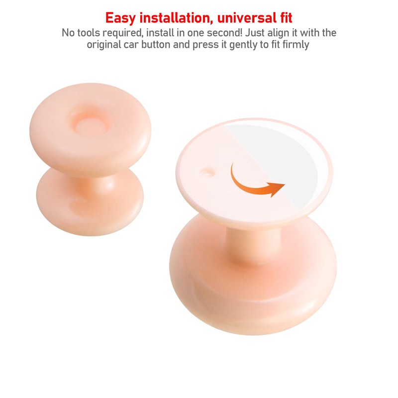 Push to Start Button Cover - Pink Donut Design Resin