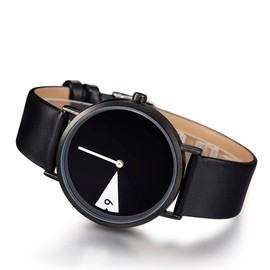 SHENGKE Creative Watch Ultra-Thin Strap Casual Fashion Quartz Minimalist Watch Black