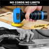 Cordless Sander, 3" Mini Buffer Polisher for Car Detailing, 2Pcs