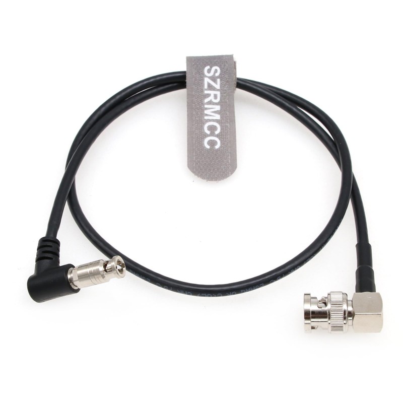 SZRMCC 12G SDI BNC Cable UHD 4K Right Angle Micro