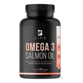 Omega 3 De Salmón 180 Cápsulas (epa - Dha). B Life