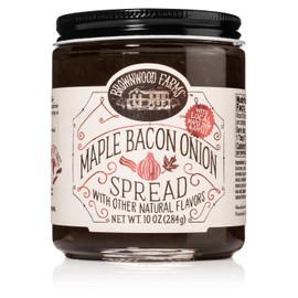 Brownwood Farms Flavored Spreads, Made in Small Batches, Versatile and Delicious, From the Great Lakes Region (Maple Bacon Onion Spread)