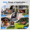 Chtoocy Solar Driveway Alarm Wireless Outside 1/2 Mile Long Range,