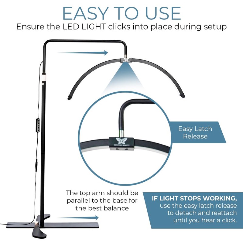 Existing Beauty Half Moon Light 2.0 – Adjustable LED Lash