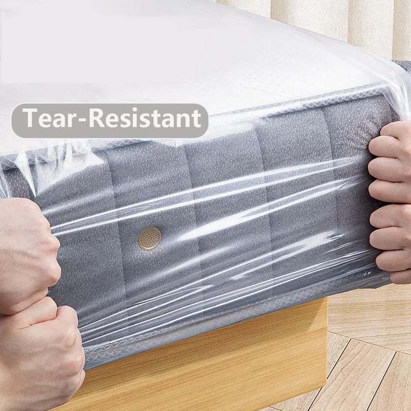 Plastic Mattress Bag for Moving Storage, Mattress Protector Cover ,Mattress