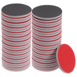 uxcell 50pcs 600 Grit Sanding Sponge 3 Inch Hook and Loop Sponge Sanding Disc Wet/Dry for Car Wood Drywall Metal