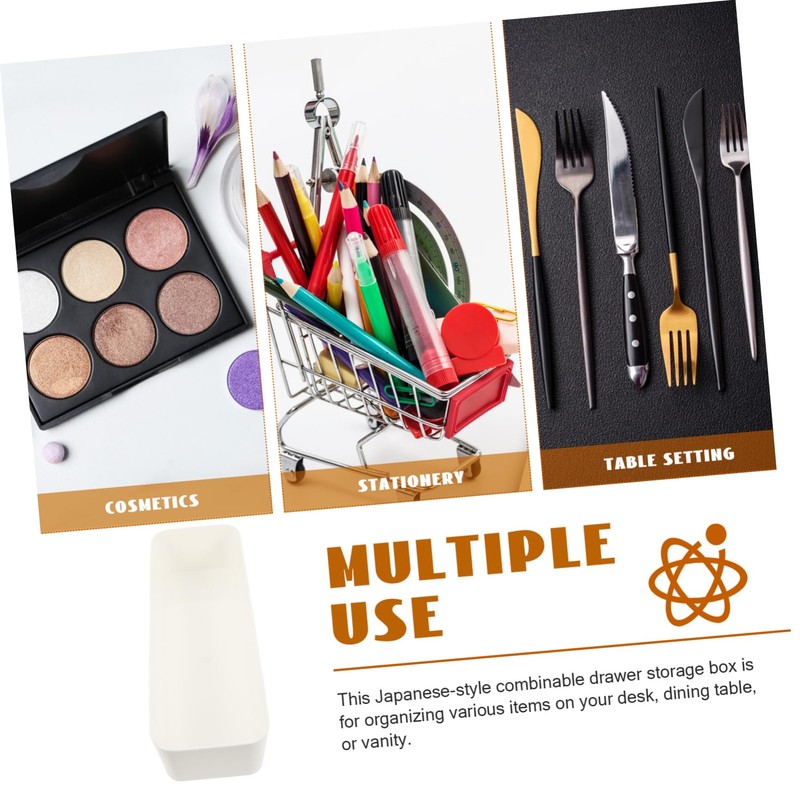 Outanaya Japanese Minimalist Drawer Organizer Versatile Makeup and Table Storage