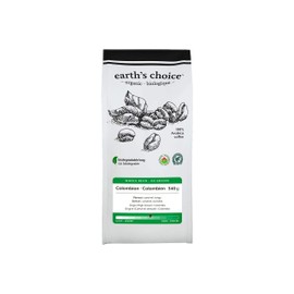 Earth's Choice, Organic Coffee, Colombian Whole Bean, 340g