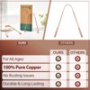 Copper Tongue Scraper Cleaner for Adult, 100% Pure Copper by