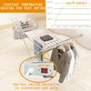 yariwiz (1 Pack) Heated Clothes Drying Rack, Folding Electric Clothes