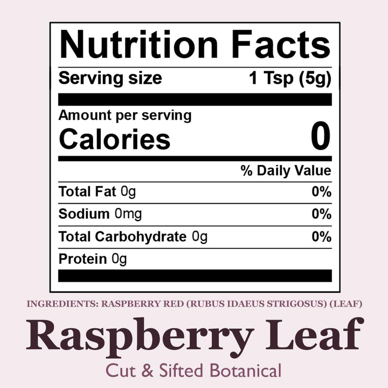 Organic Positively Botanicals Company, Raspberry Leaf, Herbal Tea Loose Leaf