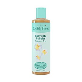 Childs Farm - Baby Oaty Bubbles Bubble Bath Gently Cleanses and Moisturises Sensitive Skin Odourless Suitable for Newborns 250ml