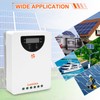 PRECIHW 60 Amp Solar Charge Controller, Automatically Detects 12V/24V/36V/48V DC