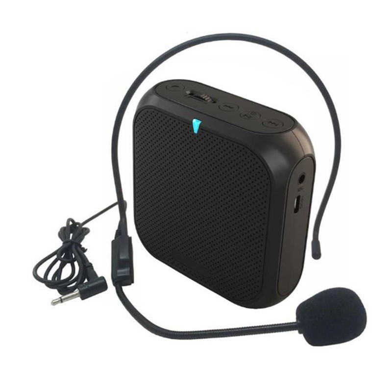 Wired Voice Amplifier Professional Mini Lightweight Microphone Amplifier with Lavalier