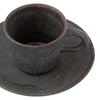 Marui Pottery MR-3-4388 Shigaraki Ware Hechimon Cup & Saucer, Capacity