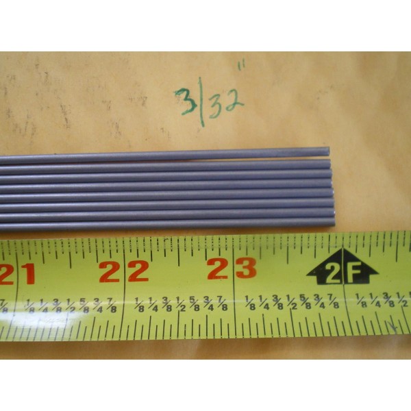 Unbranded/Generic 5 PCS. STAINLESS STEEL ROUND ROD 302, 3/32" (.093")