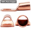 TKDMR 160Pcs Copper Wire Lugs AWG2 4 6 8 10