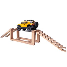Tight Rope Drive Challenge RC Crawler Truck Stairs & Rope Bridge Obstacle 1/24 1/18 Scale RC Course Track（NO Truck Included）