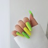 Neon Point Handmade Nail Tips - Long Oval / 네온