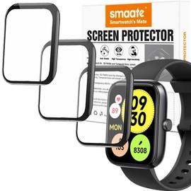 3D Screen protectors Compatible with IDW25 1.83” KALINCO Smart Watch, 3 Pieces, Full Coverage, Anti-shatter