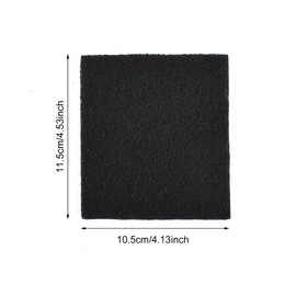 12 Pack Carbon Odour Filter Replacement Cat Litter Tray Kitchen Activated Carbon Filter for Cat Litter Tray Pan Black Tokaneit