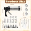 3-in-1 Churro Maker & Spritz Cookie Press Gun Kit, Stainless