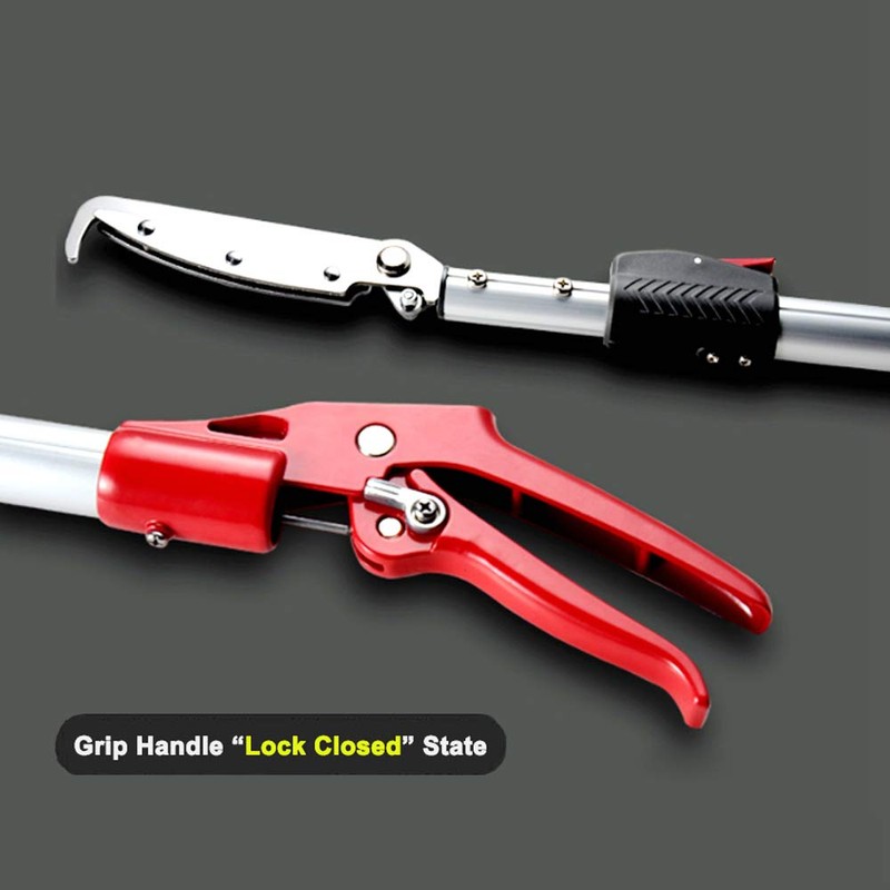 Extendable Snake Tong Reptile Grabber Rattle Snake Catcher Wide Jaw