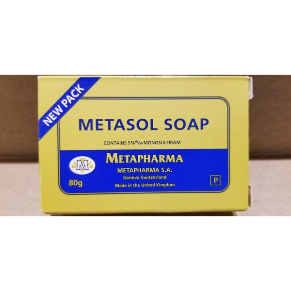 Metasol Soap For Minor Skin Rash Eczema, 80 g./Jabon Metasol 80 g