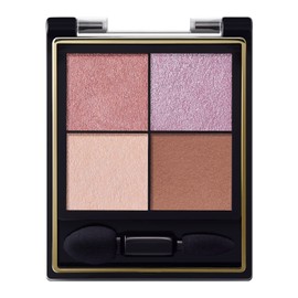 Excel CX03 Real Close Shadow (Puffy Sleeve) Nuance Color Eyeshadow Palette 4 Colors 3 Textures (Glossy, Lame, Matte) 1 Piece (x1)