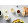 Gurygo 4 Pack 4 Oz Classic White Creamer with Handle