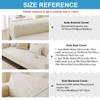GKXLH Soft Milk Flannel Sofa Cover, Washable, Seat Cushion Covers,