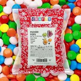 Fruit Candy 7.5 OZ (213g) - Hard Candy Runts Gumball Machine Refills - Old Fashioned Sweets for Party Favors, Сake Decorations - Candies for Kids Mix 5 Flavors