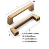 khtumeware 10 Pack 3.75 Inch(96mm) Kitchen Cabinet Handles,Champagne Bronze Cabinet