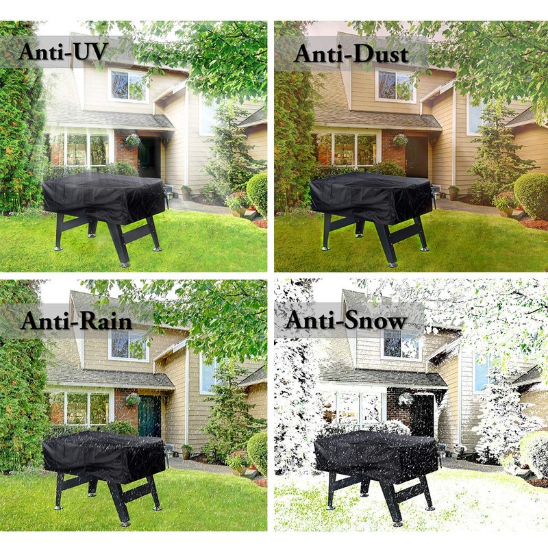 Foosball Table Cover Soccer Table Cover Protection Waterproof Outdoor/Indoor UV