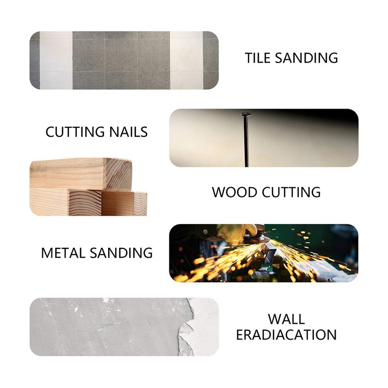 8-Piece Oscillating Accessory Set Mix Multitool Saw Blades Kit Multifunctional