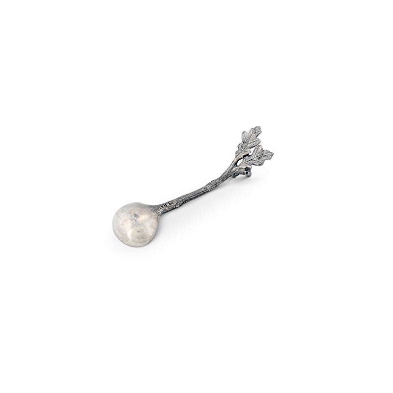 Vagabond House Small Solid Pewter Acorn Ladle/Sauce/Serving Spoon 4.5 inch