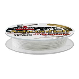 Ashconfish Polyethylene 4 Braid Fishing Line, 4 Strand, X4, 164.0 Yards (150 m), 0.004 - 0.02 Inch Diameters (0.4 - 10 Gou) Available, Single Color, White