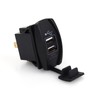 DC 12V-24V USB Car Charger, LED Dual USB Car Charger
