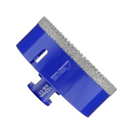 SHDIATOOL Diamond Drill Core Bits 4-inch Hole Saw Cutter for Drilling Porcelain Tile Marble Ceramic Granite 102mm on 5/8 inch-11 Angle Grinder