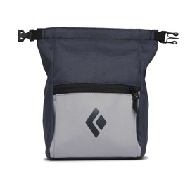 Black Diamond Boulderbag Mondito Chalk Pot Climbing Accessory Chalk Bag, Colour: Pewter