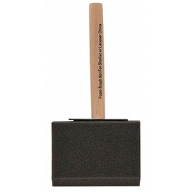 Paint Brush, 4in, Foam, 6-45/64in L
