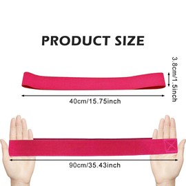 Parthan 4 Pcs Beach Towel Bands for Sun Loungers, Sun Lounger Towels, Elastic Holders, Windproof Hair Bands for Pool, Garden and Beach Chairs