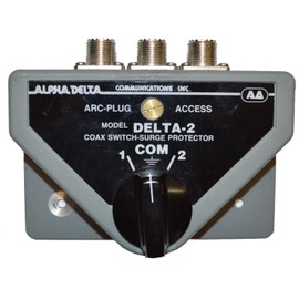 DELTA-2B Delta-2 Alpha Delta Original 2-Position Coax Switch, SO-239, 2KW - 500MHz