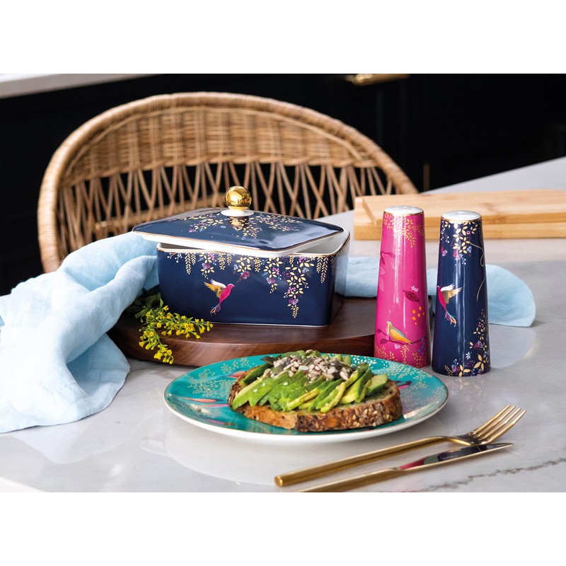 Sara Miller SMC79407-XG Portmeirion Chelsea Salt & Pepper Set-Blue &