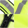 WurdeWindig High Visibility Safety Vest, Breathable Zipper Design with Dual