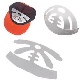 SLOTHCITY 5 Pcs Plastic White Hat Inner Support Baseball Cap Flexible And Long Lasting Hat Shaper Universal Cap Inner Liner