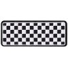 Corvette C8 Racing Checkered Flag Embroidered PATCH -3PC SET IRON