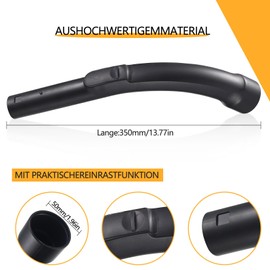 for Miele Vacuum Attachments Hose Handle 35 mm / 47 mm, for Miele Vacuum Replacement Part Hose Handle for Miele Vacuum Cleaner Handle Grip Tube for Miele Compact C1 C2 C3 H1 S1 S2 S4 S5 S6 S8