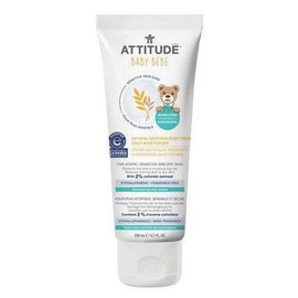Attitude Baby Sensitive Skin Care Natural Soothing Bodycream Daily Moisturizer 200mL