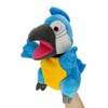 lilizzhoumax Parrot Hand Puppet Cuddly Toy Animal Kawaii Cute Role